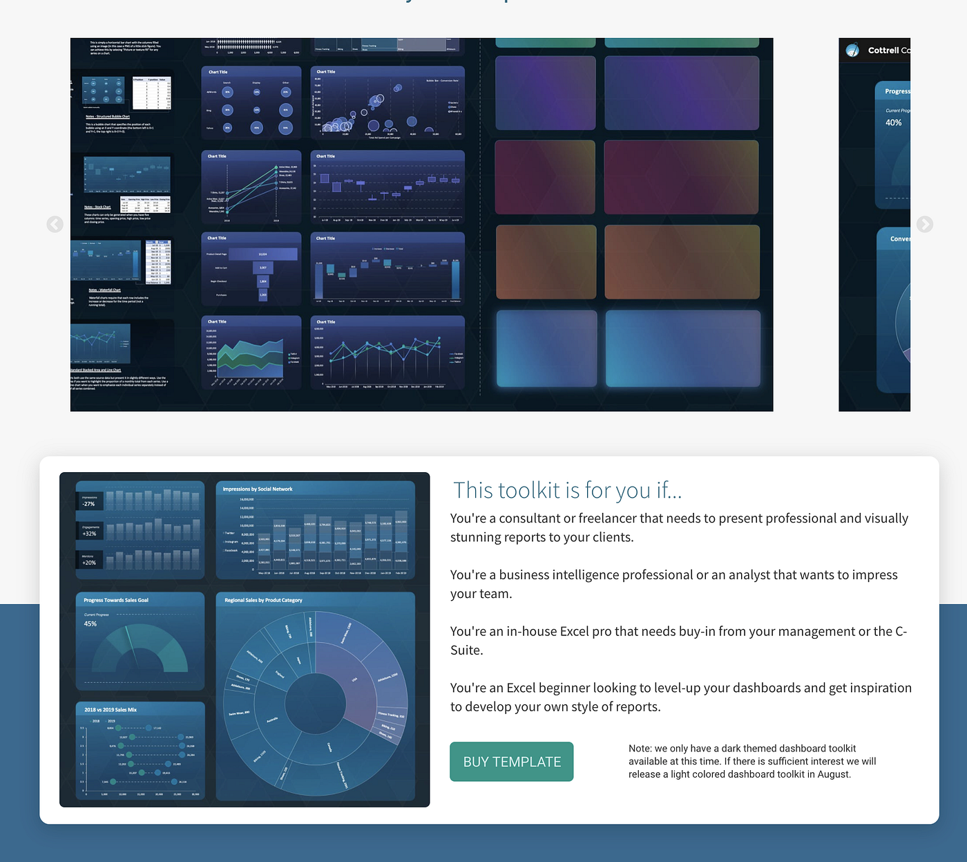 If you’re just getting started then you can pick up my Excel design toolkit